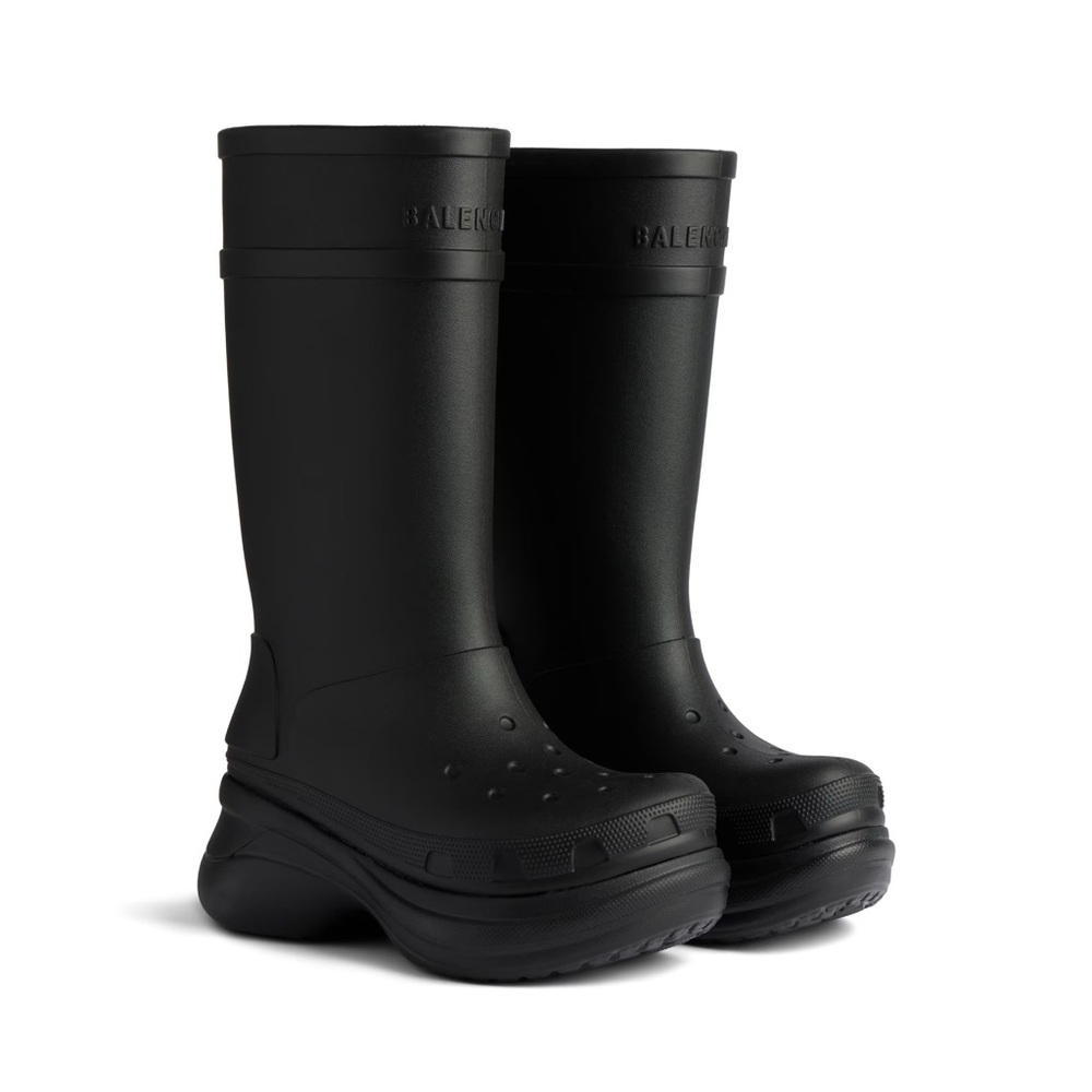 Balenciaga Women's Sleek Black Winter Boots